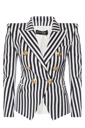 Patterned blazer with peak lapels, zdjęcie 1 Patterned blazer with peak lapels od Balmain